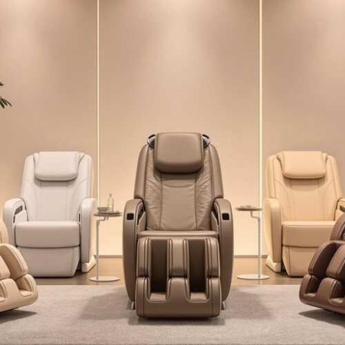 Beş çeşit sandalye masaj tekniği.