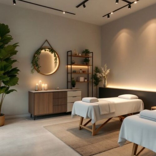 Büyükçekmece masaj salonu iç mekan görüntüsü.