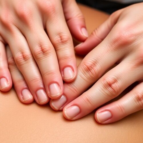 Masaj tekniği için ellerin sıkıştırma ve sürtünme