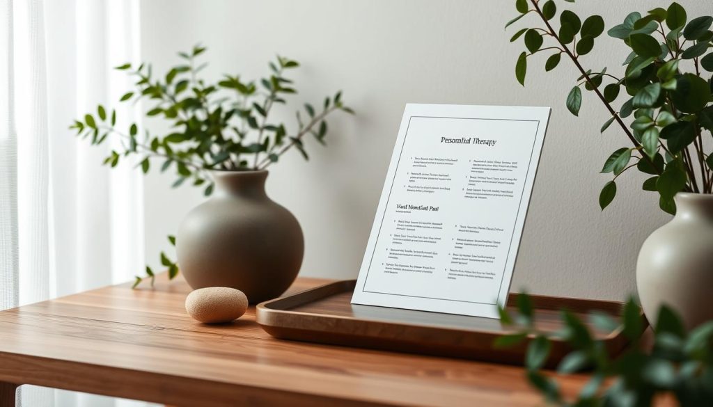 A serene and tranquil scene of a personalized therapy plan, with a muted color palette and soft lighting. The plan is presented on a minimalist wooden desk, surrounded by lush greenery and a calming, nature-inspired atmosphere. The arrangement evokes a sense of peace and relaxation, inviting the viewer to immerse themselves in the customized therapeutic experience. The image conveys a harmonious balance, with the plan as the focal point, subtly suggesting the unique and tailored nature of the service. The overall composition is elegant and refined, capturing the essence of the "Kişisel Masaj Hizmeti ile İstanbul'un Gürültüsünden Uzaklaşın" section. A serene and tranquil scene of a personalized therapy plan, with a muted color palette and soft lighting. The plan is presented on a minimalist wooden desk, surrounded by lush greenery and a calming, nature-inspired atmosphere. The arrangement evokes a sense of peace and relaxation, inviting the viewer to immerse themselves in the customized therapeutic experience. The image conveys a harmonious balance, with the plan as the focal point, subtly suggesting the unique and tailored nature of the service. The overall composition is elegant and refined, capturing the essence of the "Kişisel Masaj Hizmeti ile İstanbul'un Gürültüsünden Uzaklaşın" section.