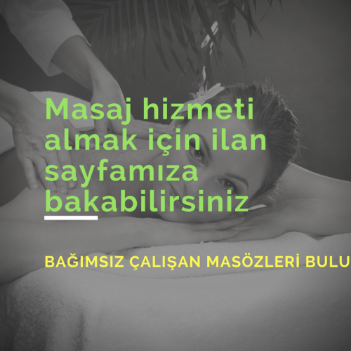 Masaj hizmeti almak