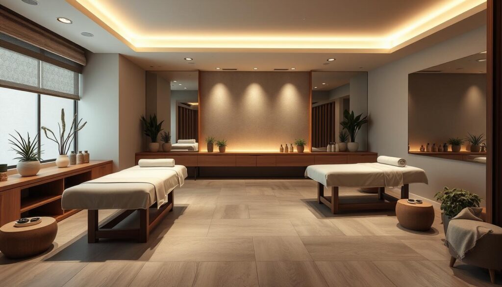 Modern ekipman ve rahatlatıcı ortam