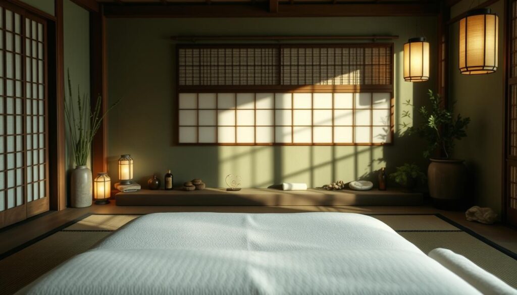 Shiatsu masajı uygulaması