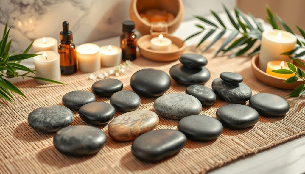Taş Masajı malzemeleri