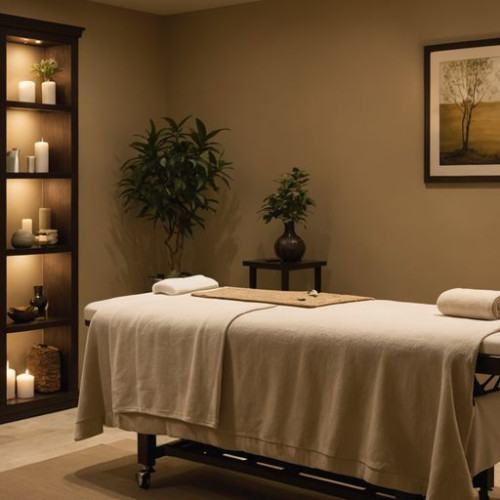 Rahatlatıcı bir spa odası