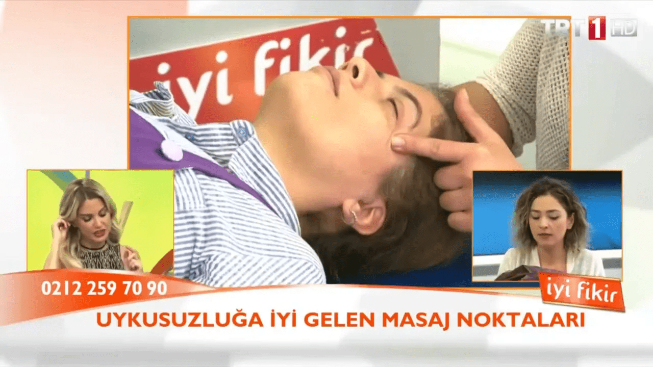 Baş ağrısı için şakak noktası masajı