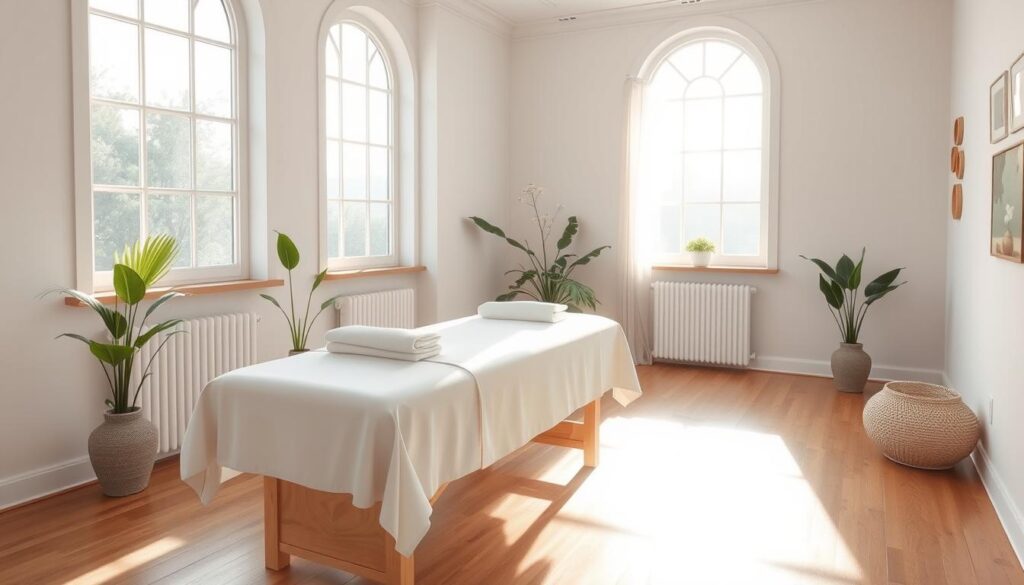 güneşli masaj temizlik