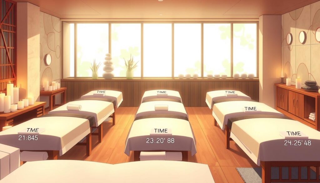 masaj seans süreleri