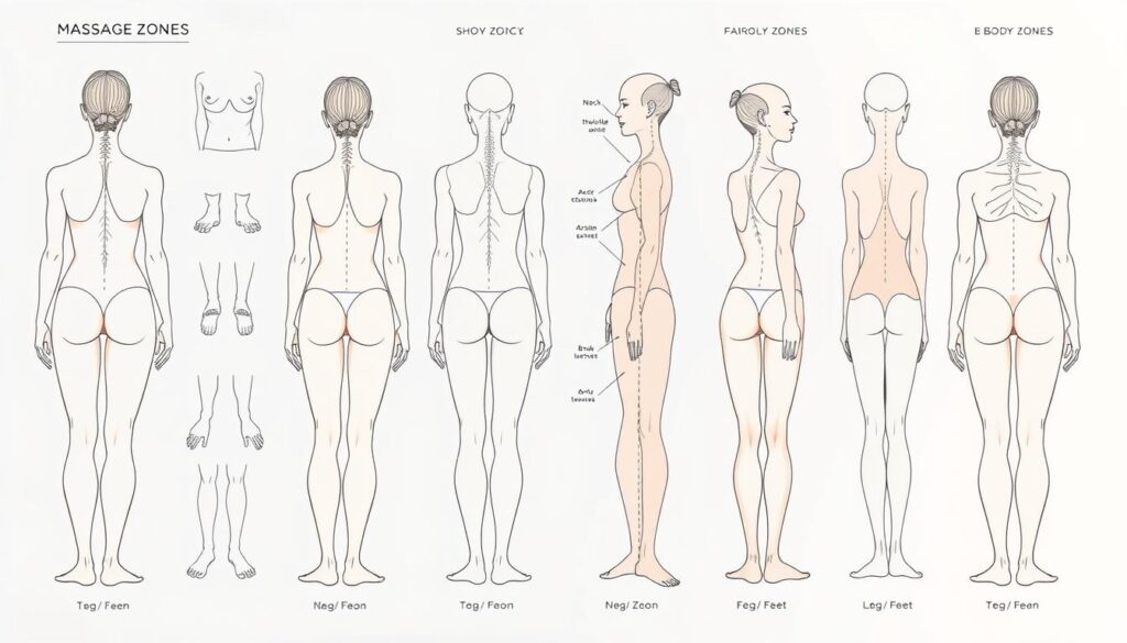 vücut bölgeleri için masaj uygulamaları